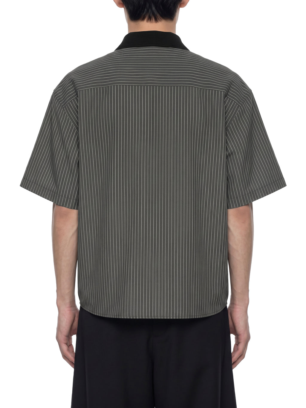 Neon Shadows Heart Veridion Contrast Collar Shirt