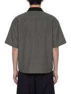 Neon Shadows Heart Veridion Contrast Collar Shirt