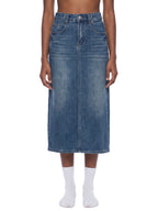Antimatter Splatter Denim Skirt
