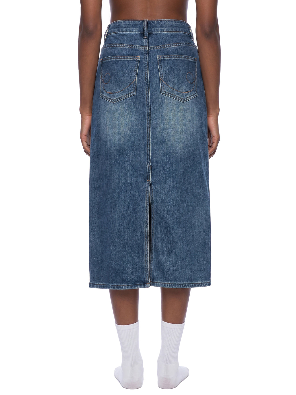 Antimatter Splatter Denim Skirt