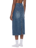 Antimatter Splatter Denim Skirt