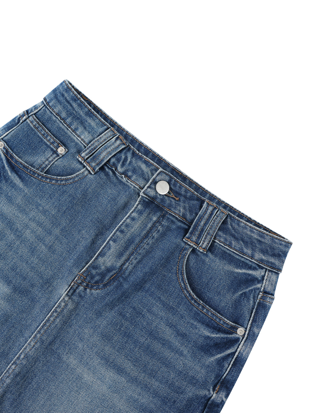 Antimatter Splatter Denim Skirt