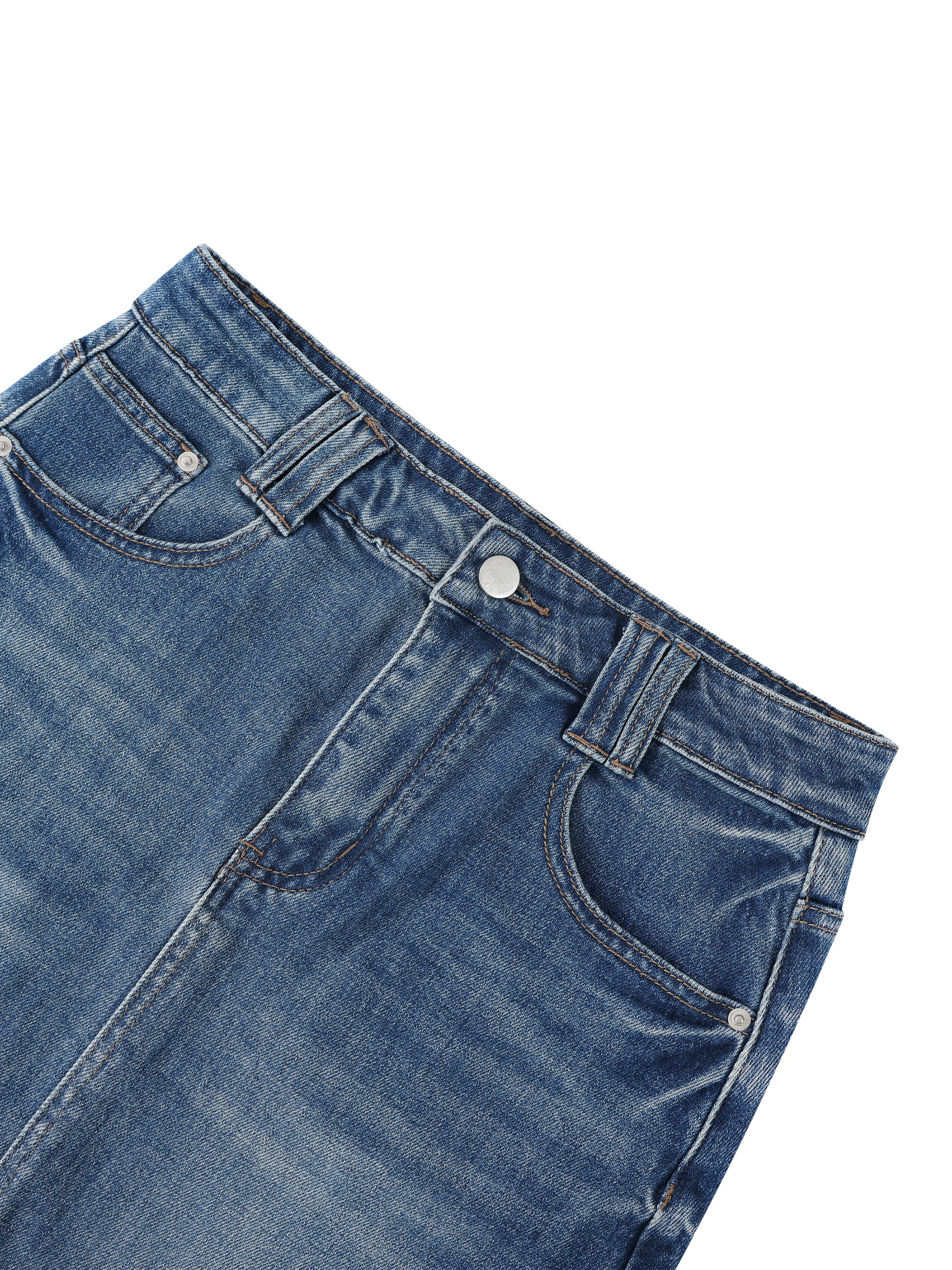 Antimatter Splatter Denim Skirt