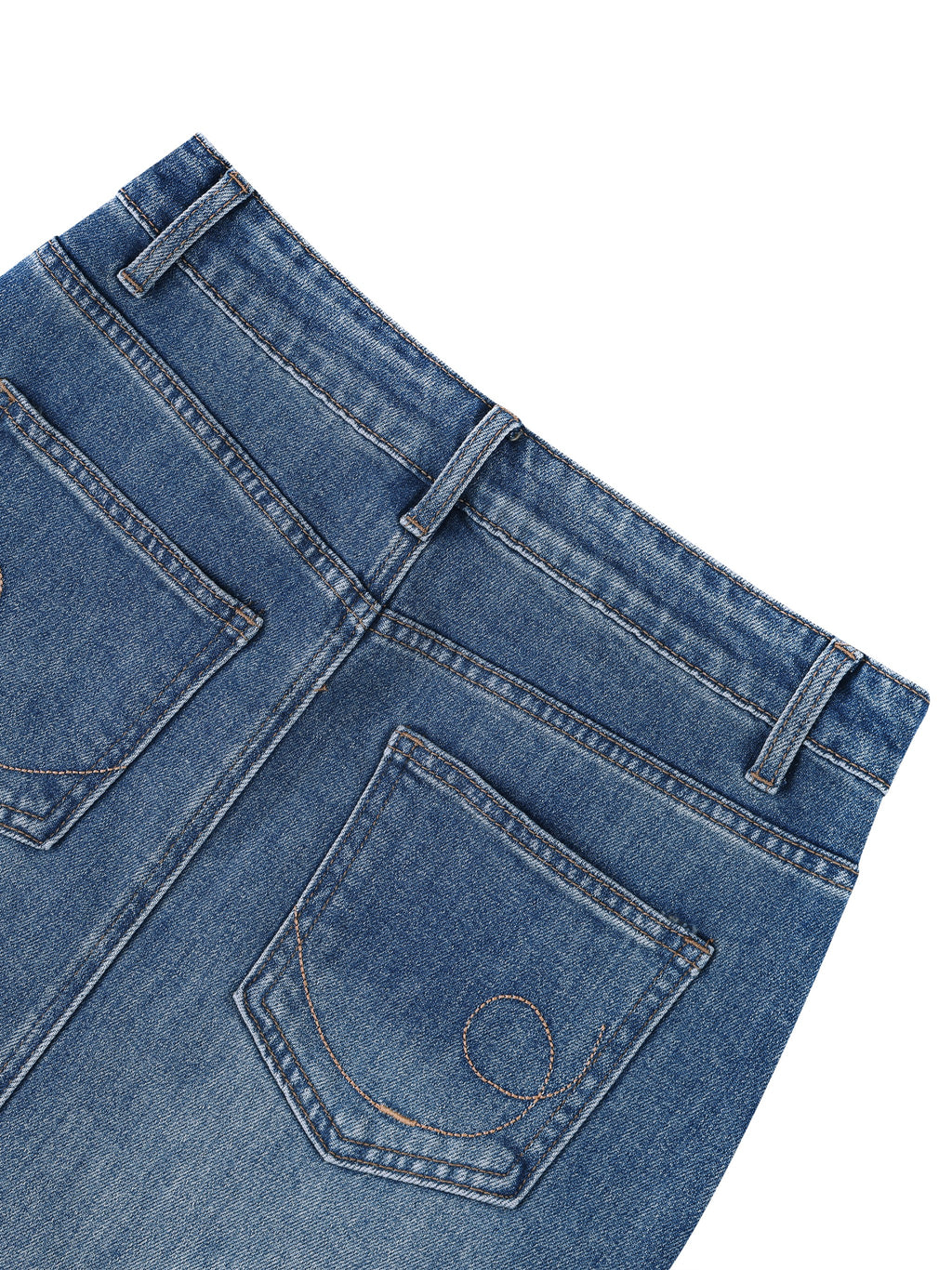 Antimatter Splatter Denim Skirt