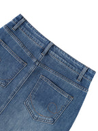 Antimatter Splatter Denim Skirt
