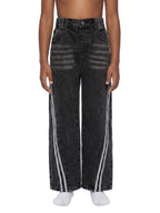 Kid’s Vintage Wash Big A Side Stripe Jeans