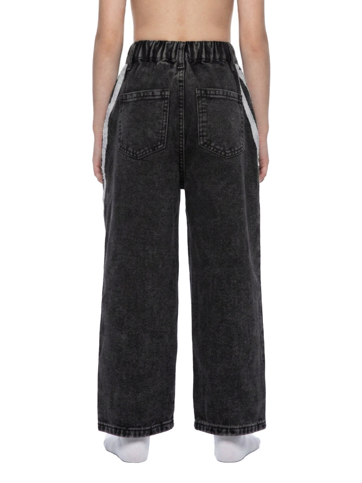 Kid’s Vintage Wash Big A Side Stripe Jeans