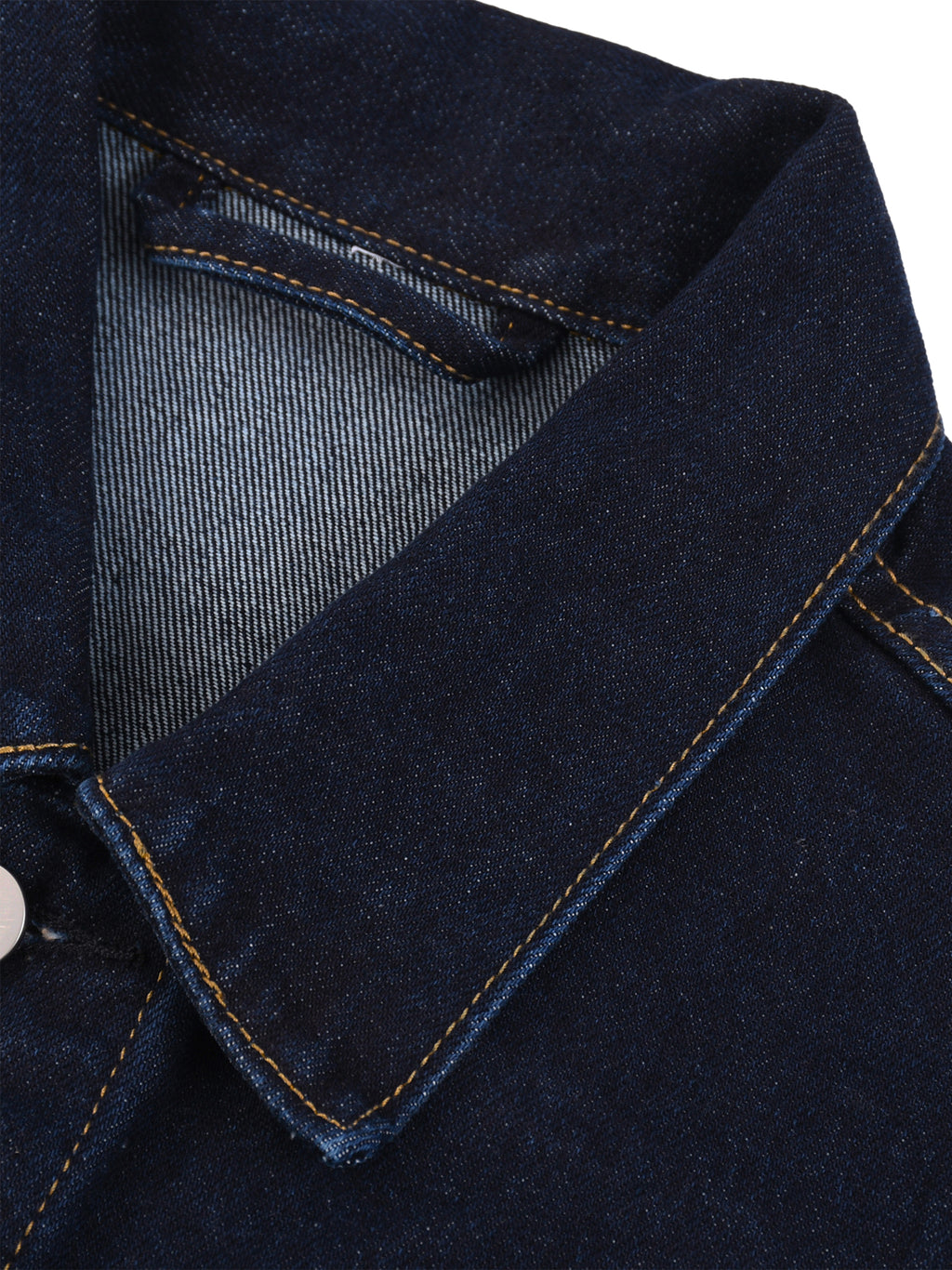 Unisex Vintage Wash Artificial Classic Digital Denim Jacket