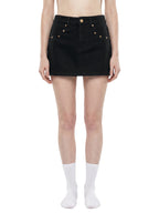 Women's Studded Denim Mini Skirt - ZERO DROP SUPPLY CO.
