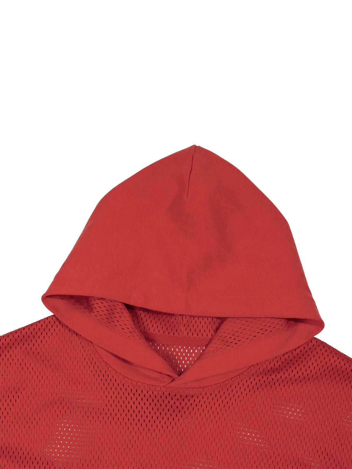 Unisex Artificial Athletics Mesh Sleeveless Hoodie