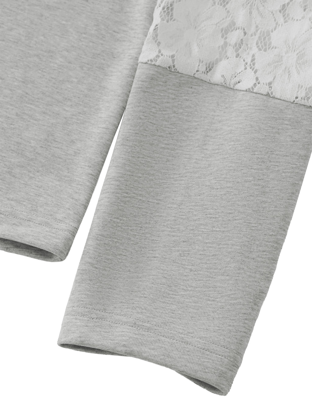 Women’s Cropped time Vines & Lace-Panel Hoodie
