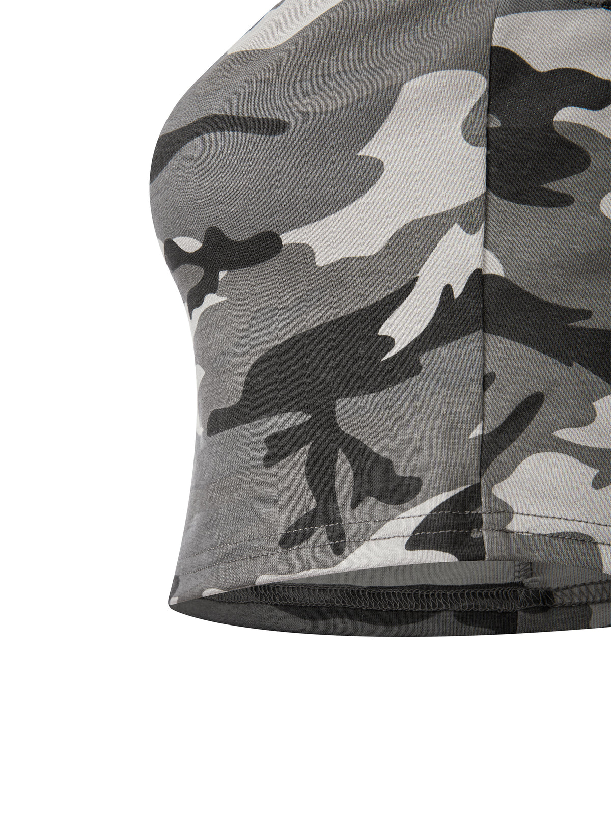 Women’s Camo Cropped Tube Top