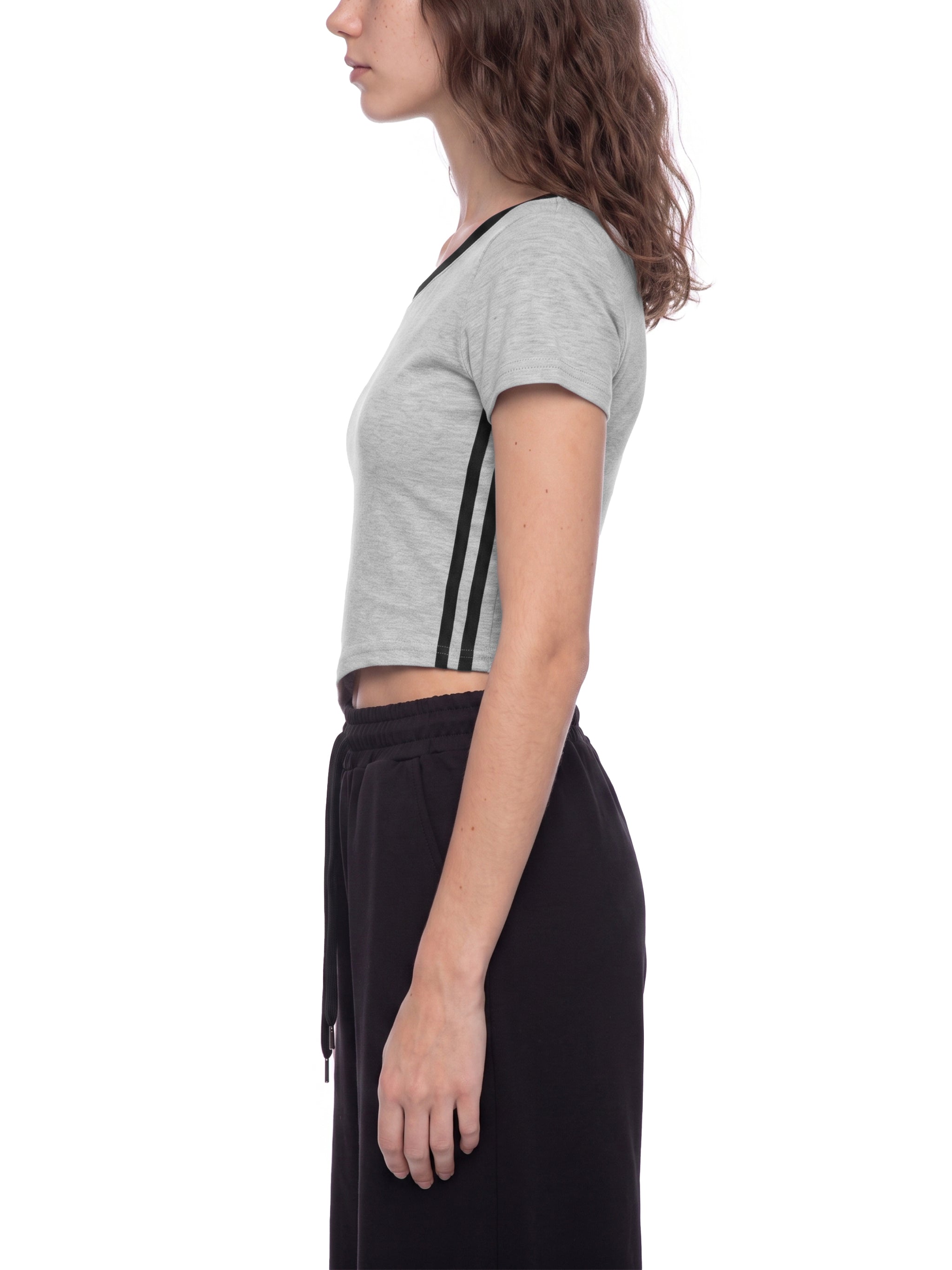 File Not Found Skewed Timeline Off-the-Shoulder T