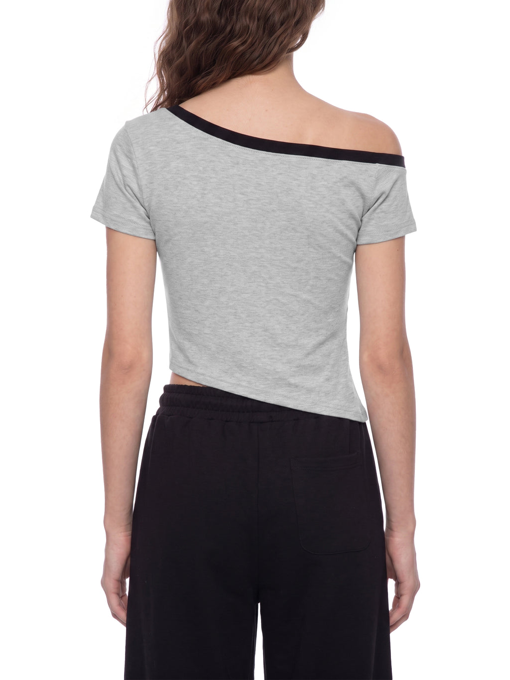 File Not Found Skewed Timeline Off-the-Shoulder T