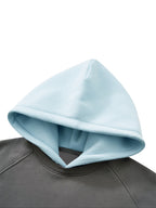 Unisex Fleece Raglan Digitally Enhanced Contrast Hoodie