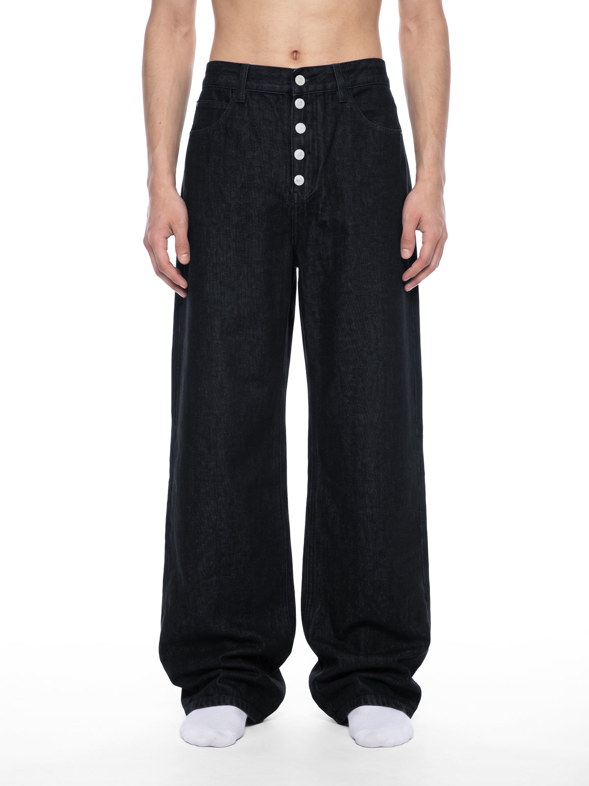Men's Vintage Wash Wide Leg Denim Jeans - ZERO DROP SUPPLY CO.