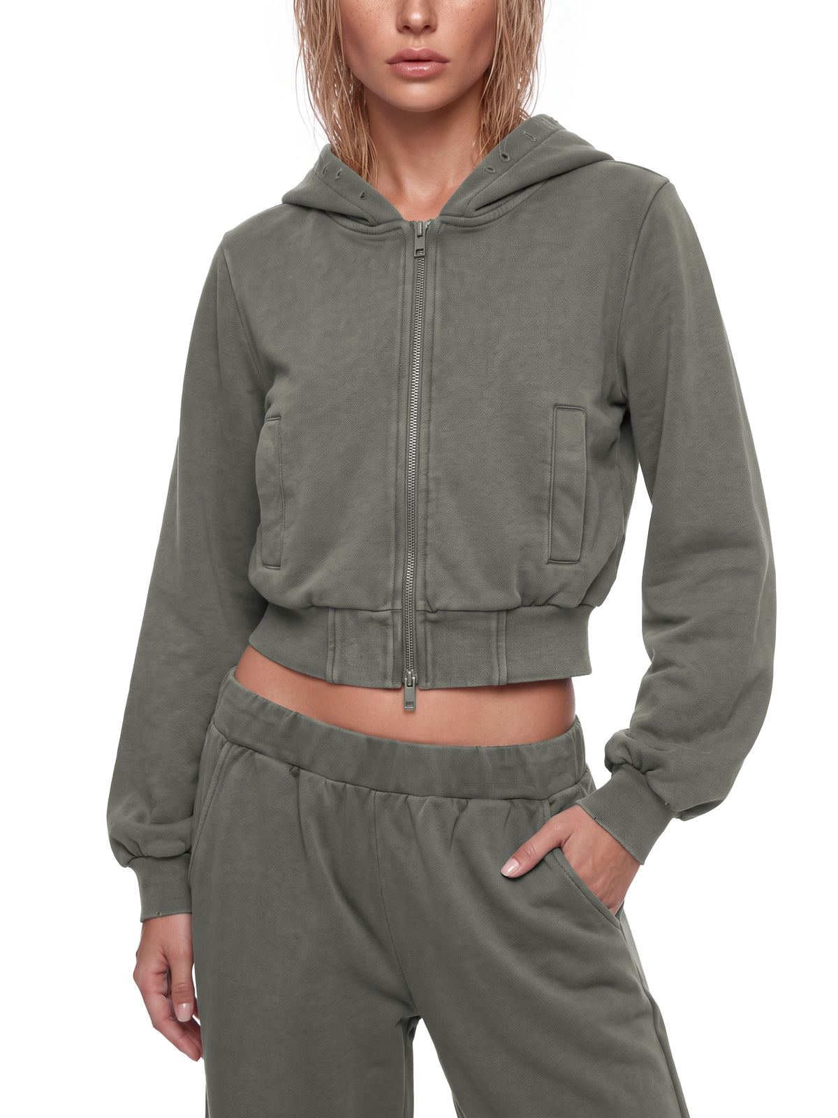 Women’s Vintage Wash Full Zip Sharkollidescope Hoodie