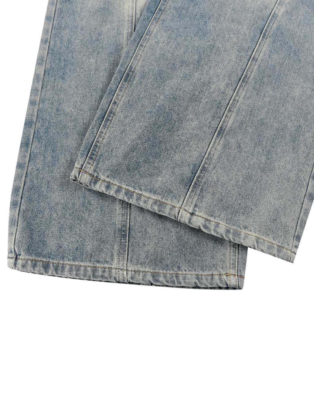 Women’s Vintage Wash Digital Wide Leg Denim Jeans