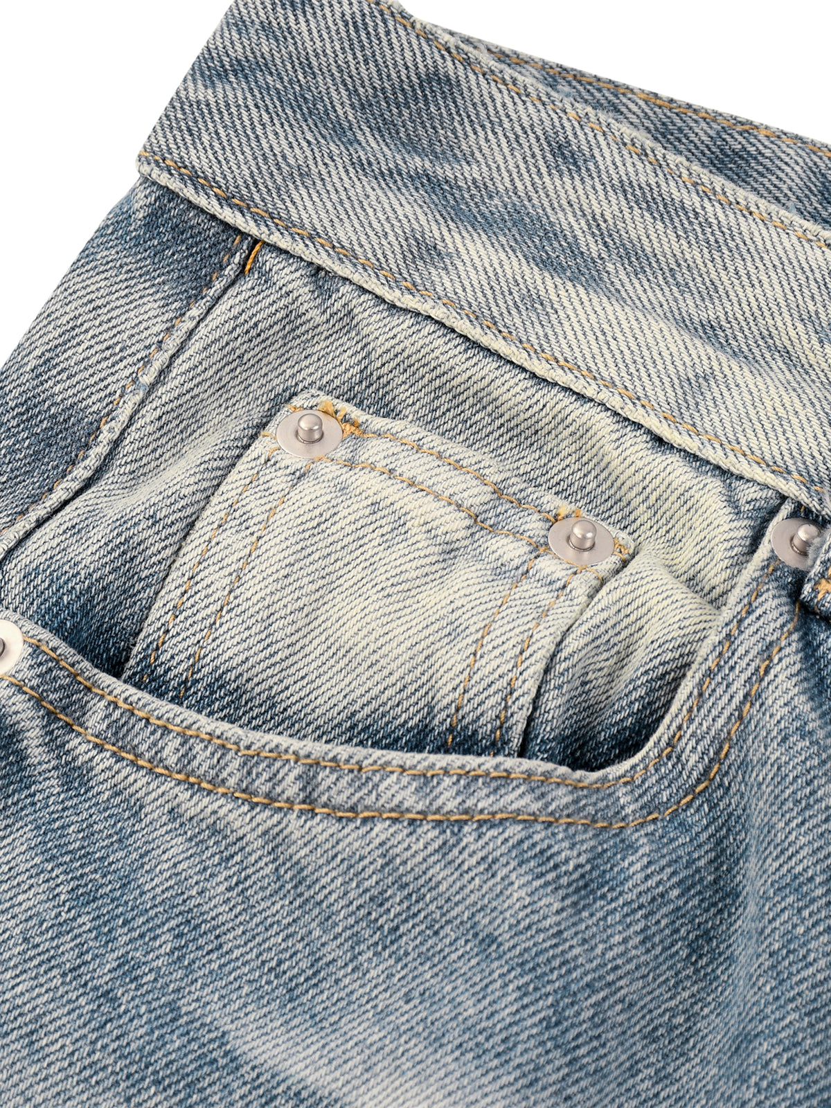 Women’s Vintage Wash Digital Wide Leg Denim Jeans