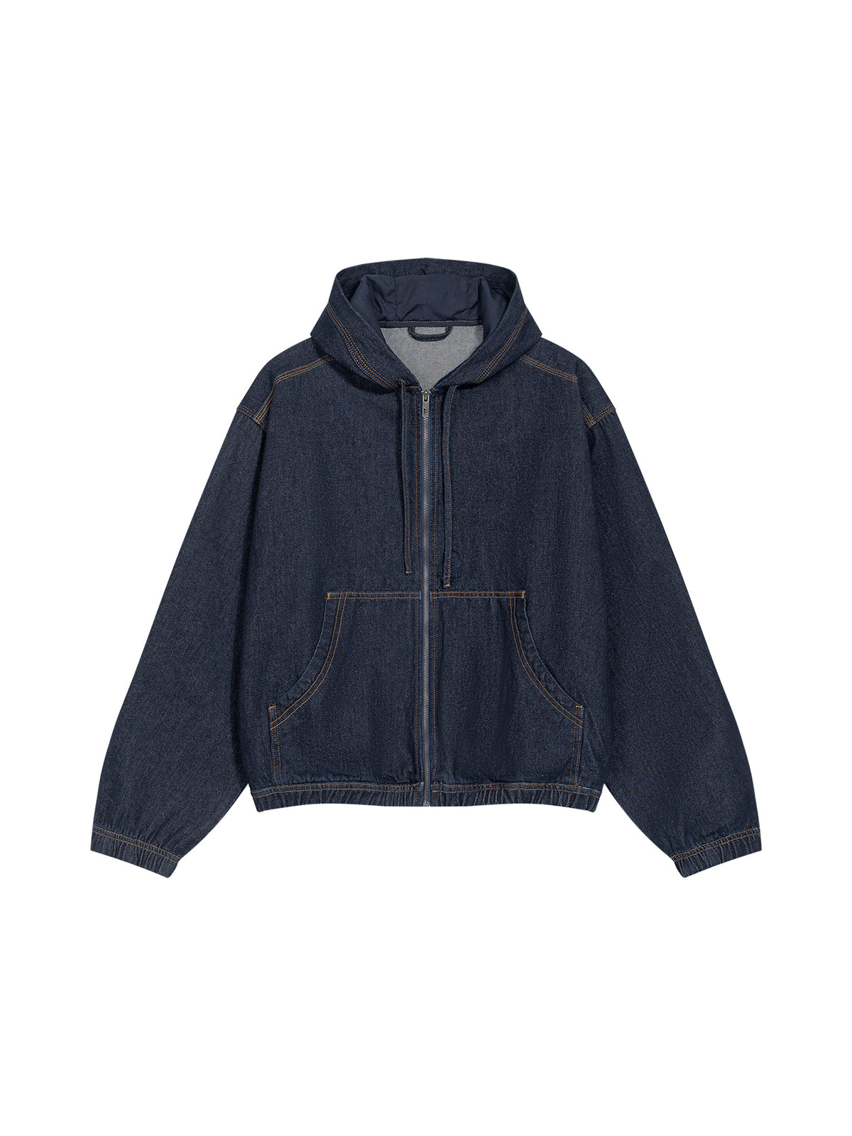 Men's Boxy Digital Wash Hooded Denim
