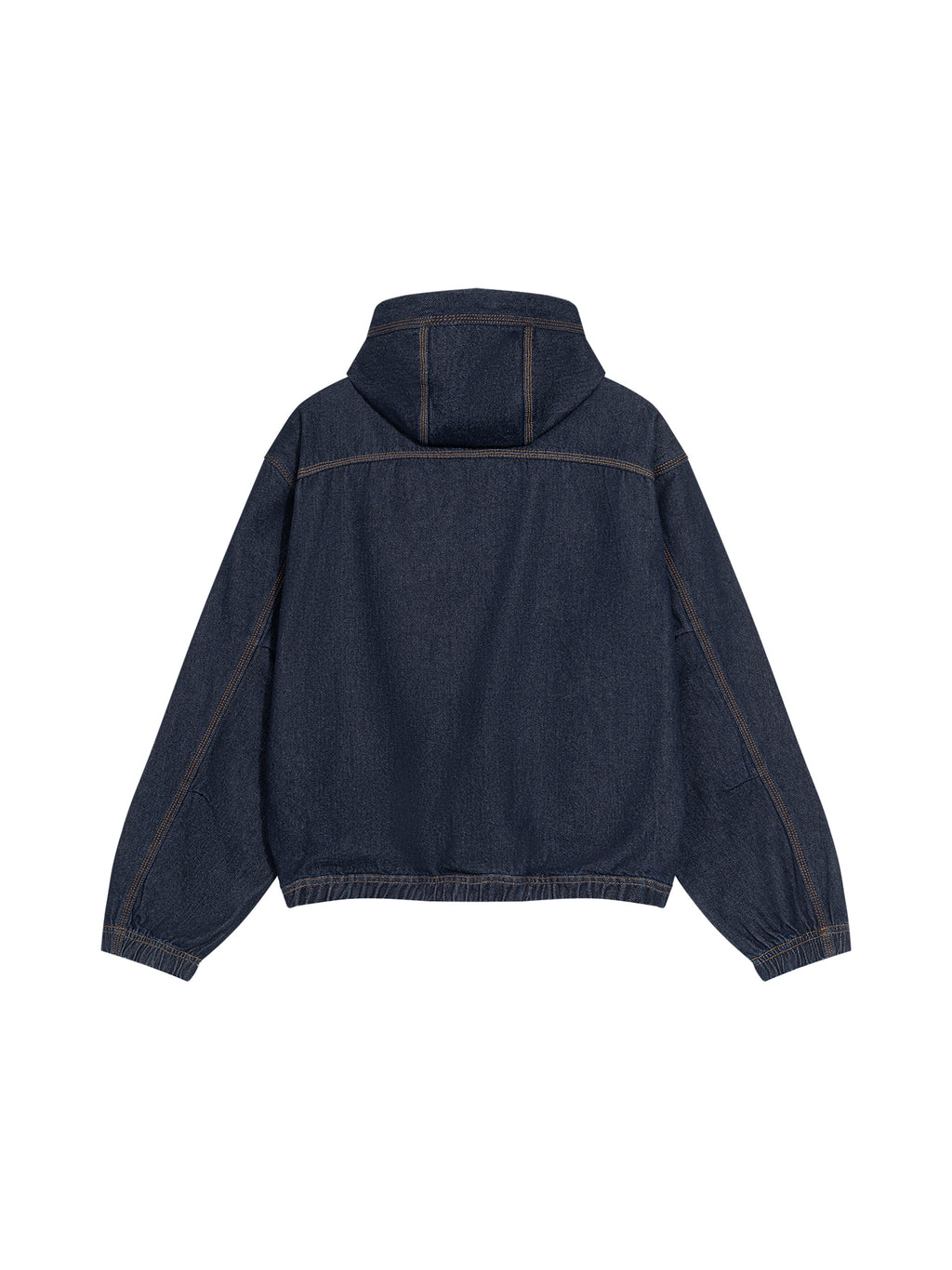 Men's Boxy Digital Wash Hooded Denim