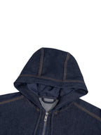 Men's Boxy Digital Wash Hooded Denim