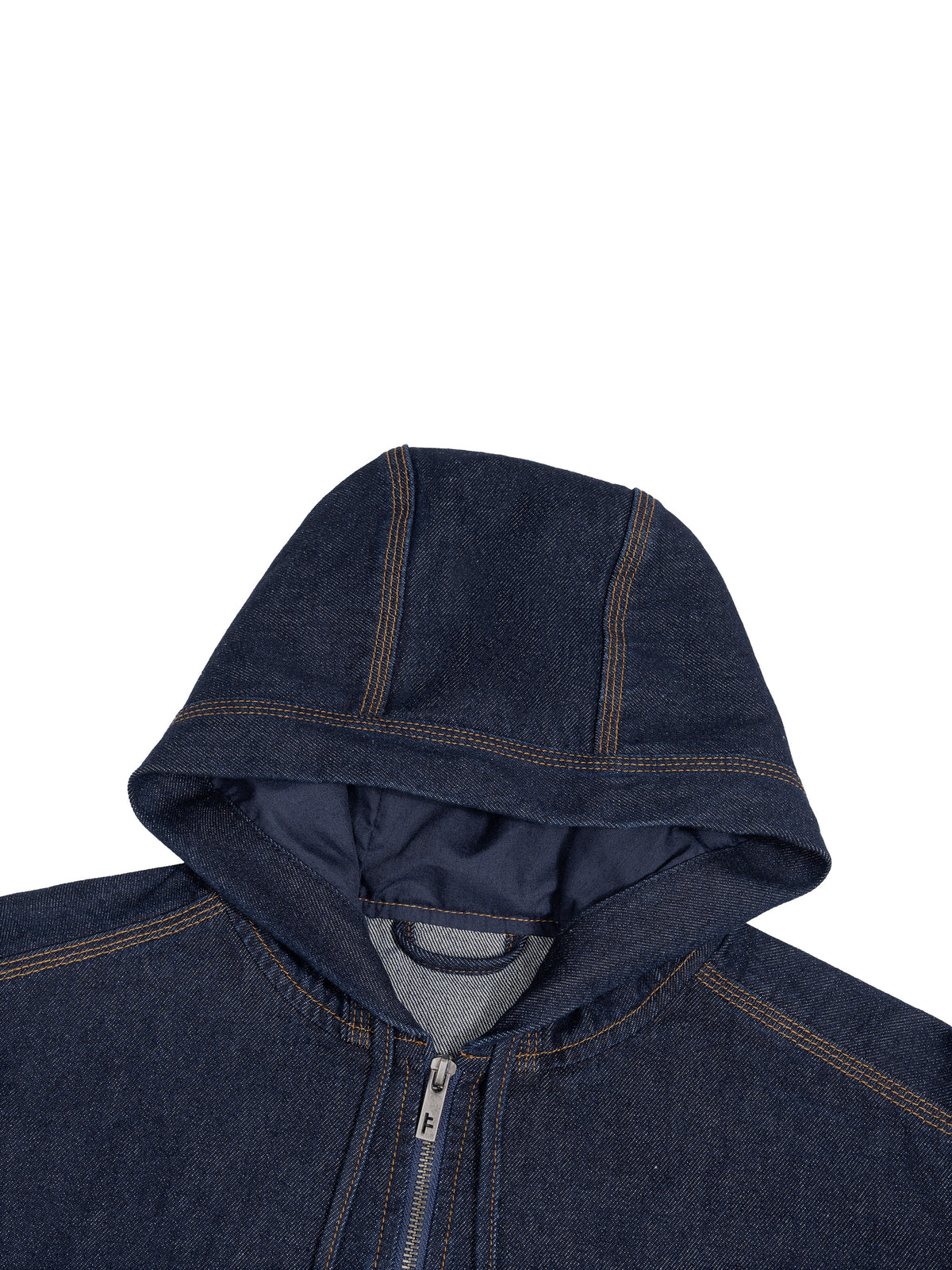 Men's Boxy Digital Wash Hooded Denim