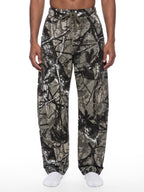 Unisex Tree Camo Barrel Leg Pants