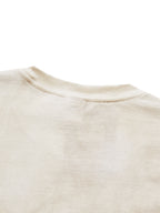 Unisex Vintage Wash Leopard Sleeved T