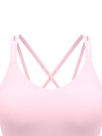 Women's Artificial Athletics Lycra Cropped Yoga Sport Bra