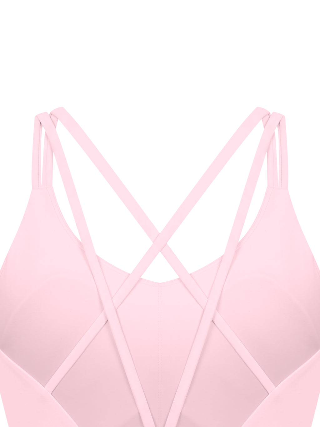Women's Artificial Athletics Lycra Cropped Yoga Sport Bra