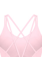Women's Artificial Athletics Lycra Cropped Yoga Sport Bra
