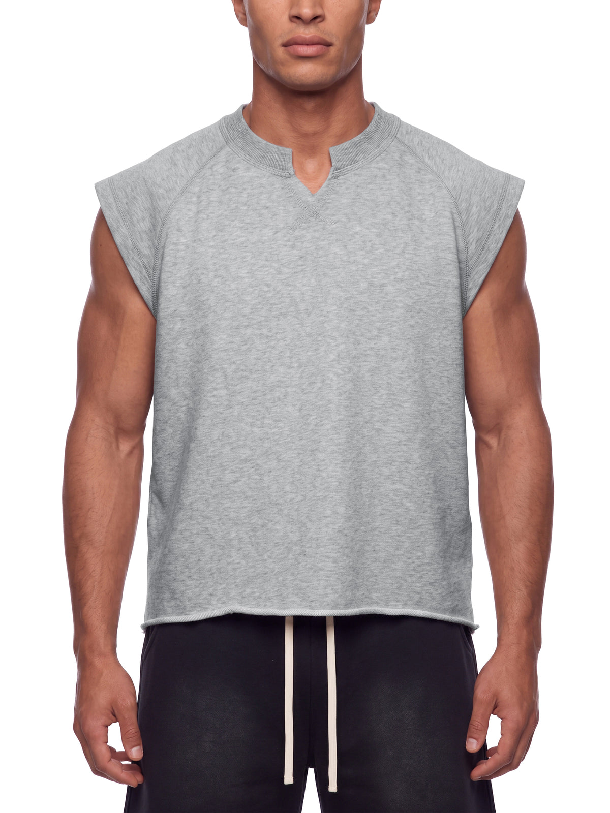 Men’s Boxy Raw Hem Antimatter Tank