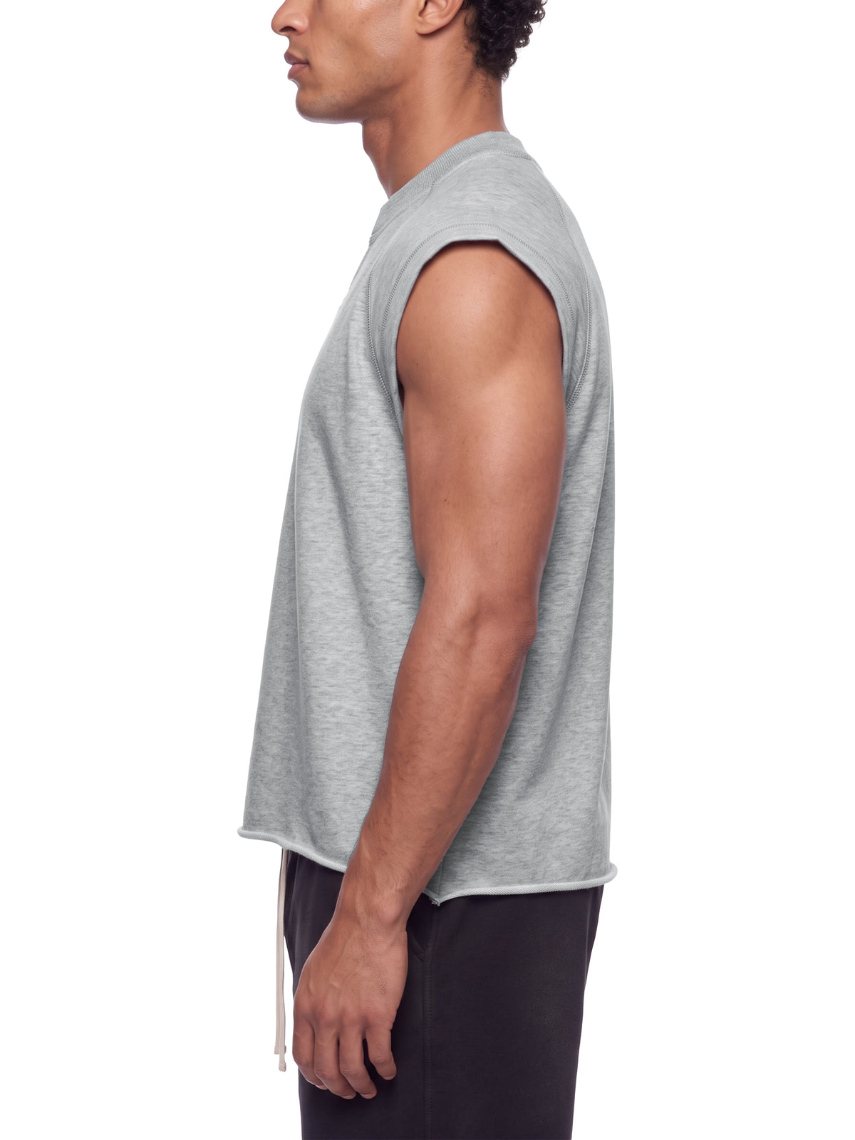 Men’s Boxy Raw Hem Antimatter Tank