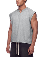 Men’s Boxy Raw Hem Antimatter Tank