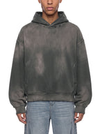 Unisex Artificially Embroidered Sunfade Distressed Hoodie
