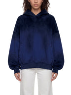Unisex Artificially Embroidered Sunfade Distressed Hoodie