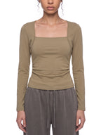Women's Ruched Long Sleeve T - Zero Drop Edition