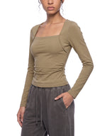 Women's Ruched Long Sleeve T - Zero Drop Edition