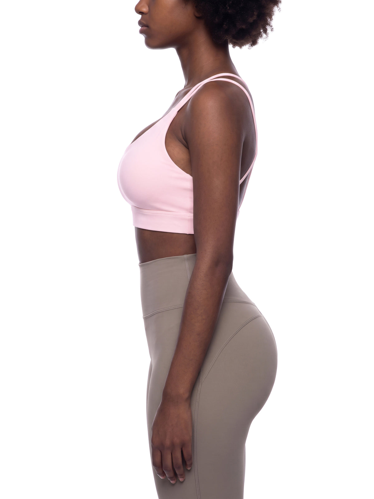 Women's Artificial Athletics Lycra Cropped Yoga Sport Bra
