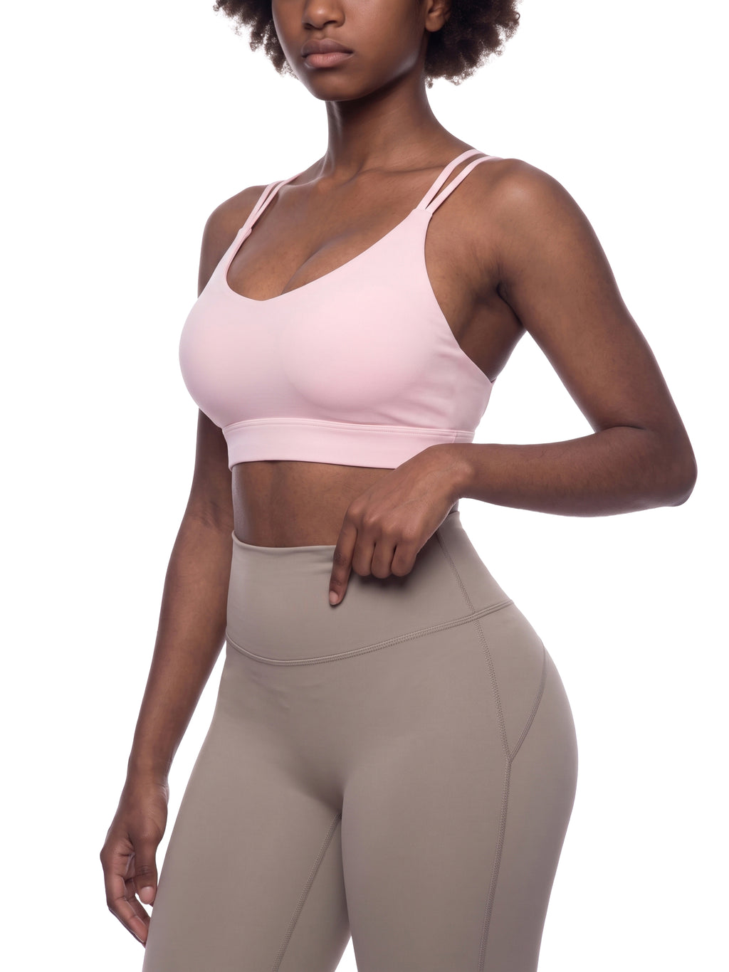 Women's Artificial Athletics Lycra Cropped Yoga Sport Bra