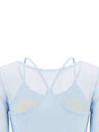Women's 2-Piece Layered Yoga T-Shirt - Artificial Athletics