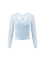 Women's 2-Piece Layered Yoga T-Shirt - Artificial Athletics