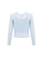 Women's 2-Piece Layered Yoga T-Shirt - Artificial Athletics