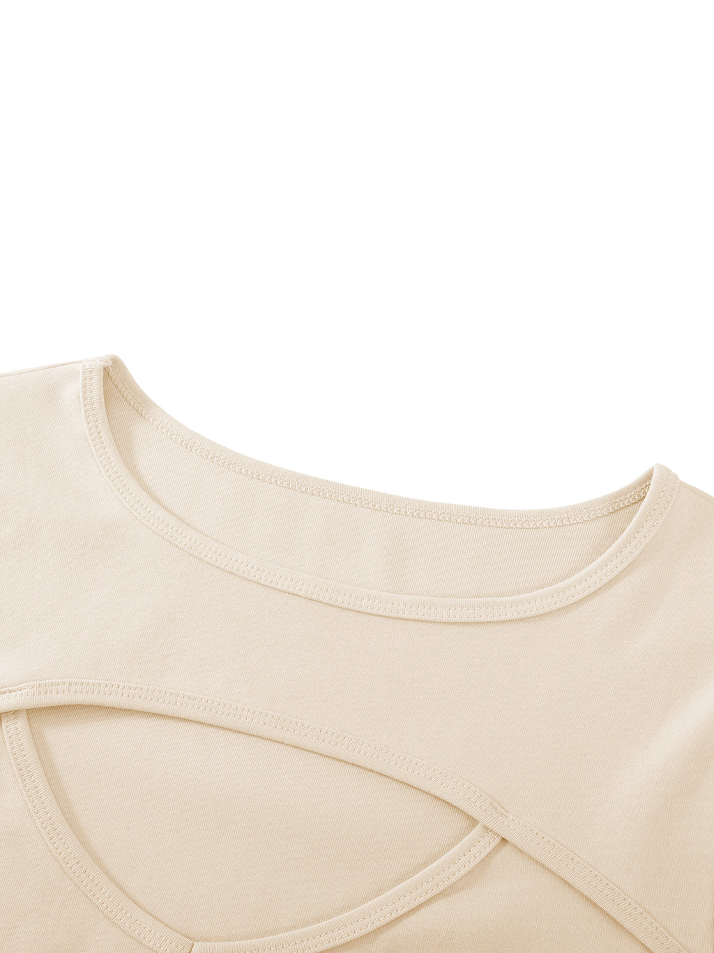 T-shirt à manches longues pour femme, ajouré, motif numérique sablier