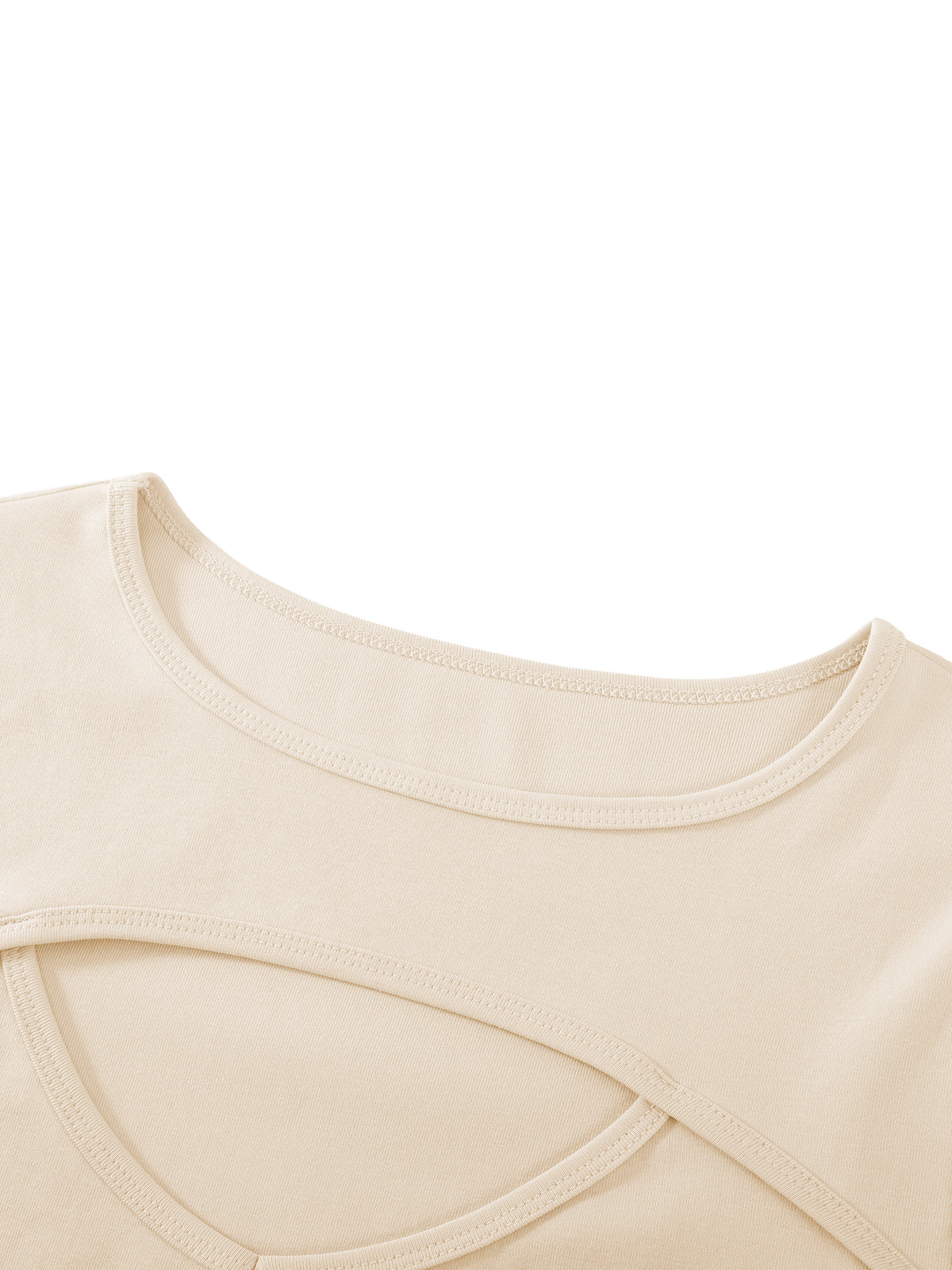 T-shirt à manches longues pour femme, ajouré, motif numérique sablier