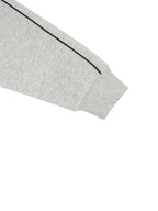 Unisex Boxy Fleece Piping Full Zip Hoodie