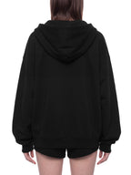 Unisex Oversized Chunky-Zip Boxy Hoodie