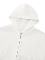 Women's Vintage Wash Detachable Sleeves Hoodie