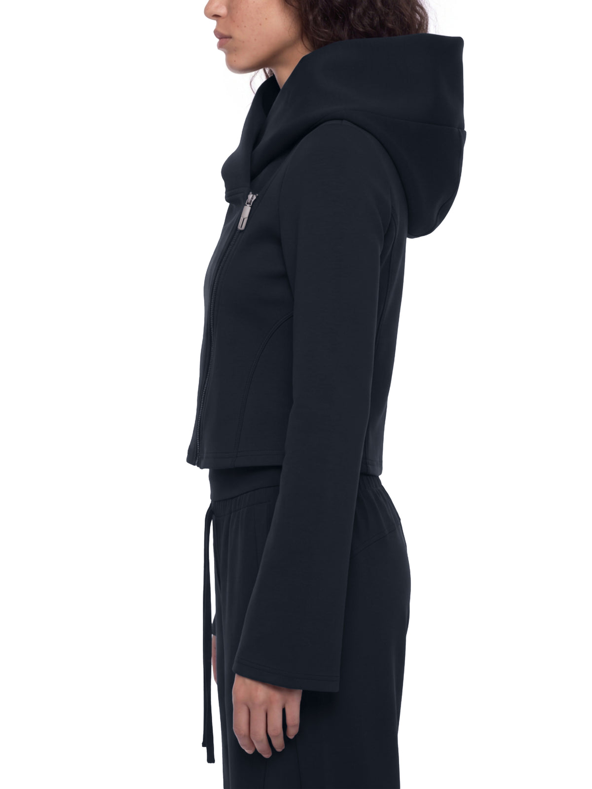 Women's Bell Sleeve Full Zip Hoodie